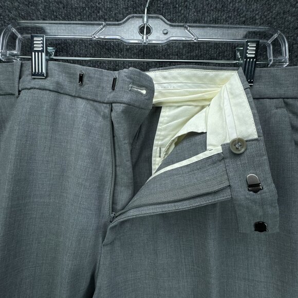 **SOLD**Theory Suit Mens Jacket 44R Pants 38W 2PC Gray Wool Blend XYLO - Picture 13 of 15